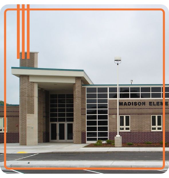 Exterior Front Madison Elementary Building 